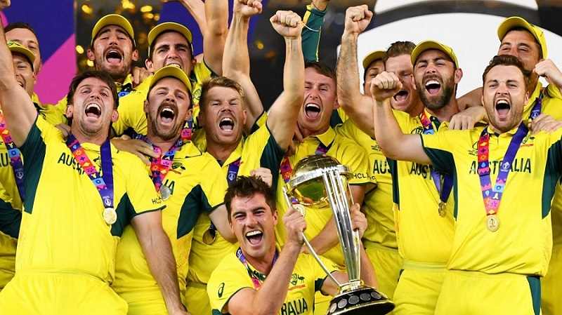 Australia beats India and won sixth World Cup title