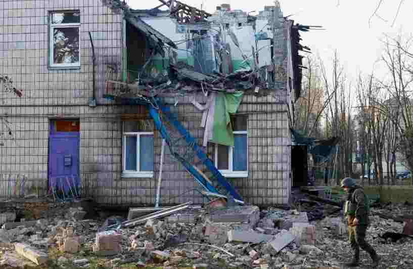 Five wounded in Kyiv by Russia's largest drone attack on Ukraine