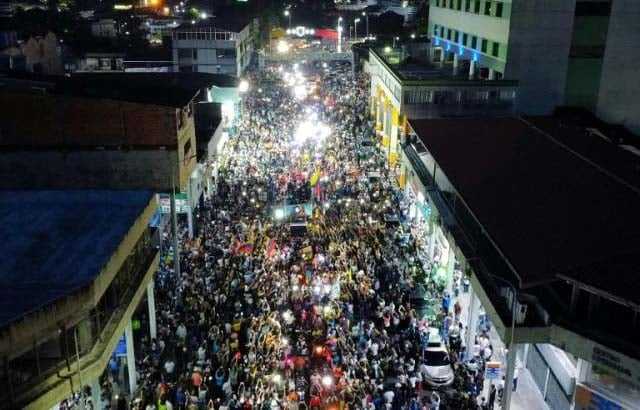 Venezuela Opposition Holds Defiant Rally One Month Before Election